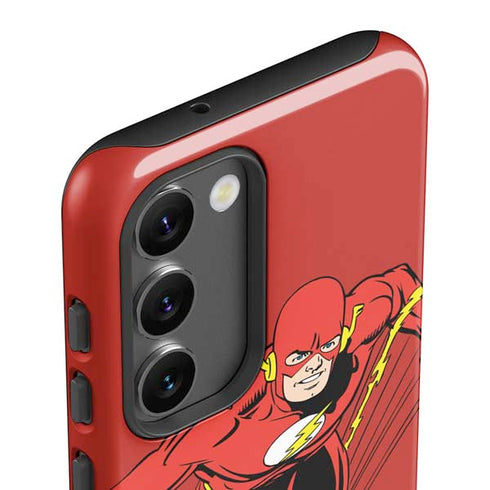 DC Comics The Flash Classic Action Pose Art Galaxy S23 Plus Pro Case