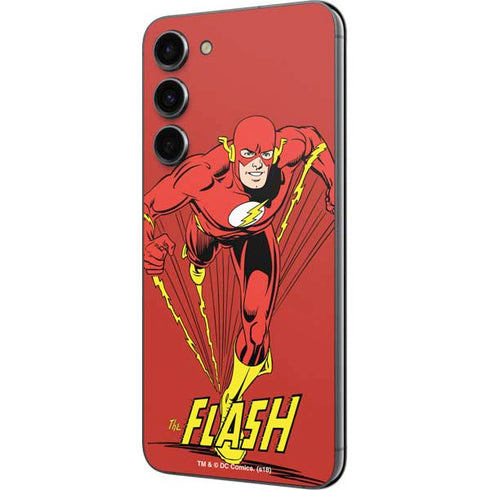 DC Comics The Flash Classic Action Pose Art Galaxy S23 Plus Skin