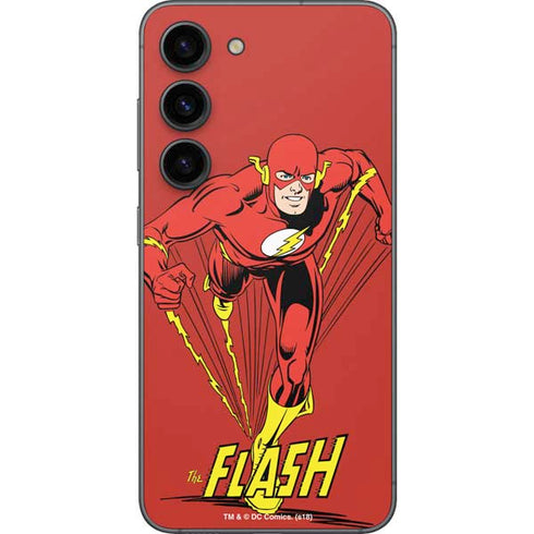 DC Comics The Flash Classic Action Pose Art Galaxy S23 Skin