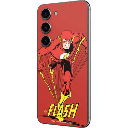 DC Comics The Flash Classic Action Pose Art Galaxy S23 Skin