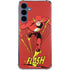 DC Comics The Flash Classic Action Pose Art Galaxy S24 Clear Case