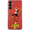 DC Comics The Flash Classic Action Pose Art Galaxy S24 Plus Clear Case