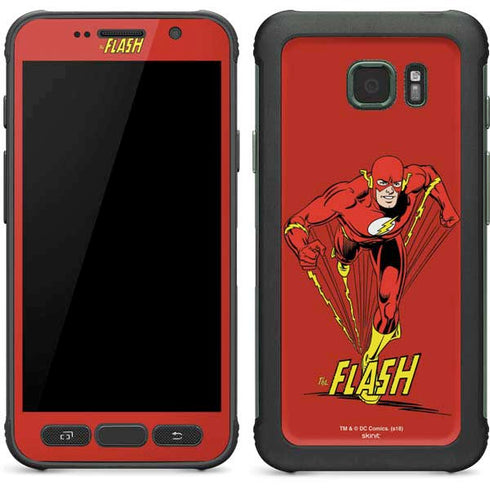 DC Comics The Flash Classic Action Pose Art Galaxy S7 Active Skin