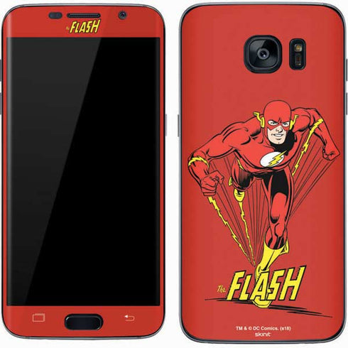 DC Comics The Flash Classic Action Pose Art Galaxy S7 Skin
