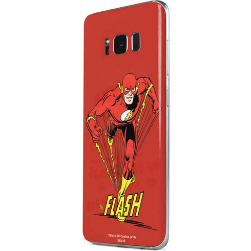 DC Comics The Flash Classic Action Pose Art Galaxy S8 Skin