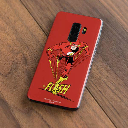 DC Comics The Flash Classic Action Pose Art Galaxy S9 Plus Skin