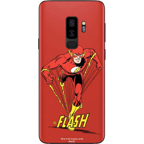 DC Comics The Flash Classic Action Pose Art Galaxy S9 Plus Skin