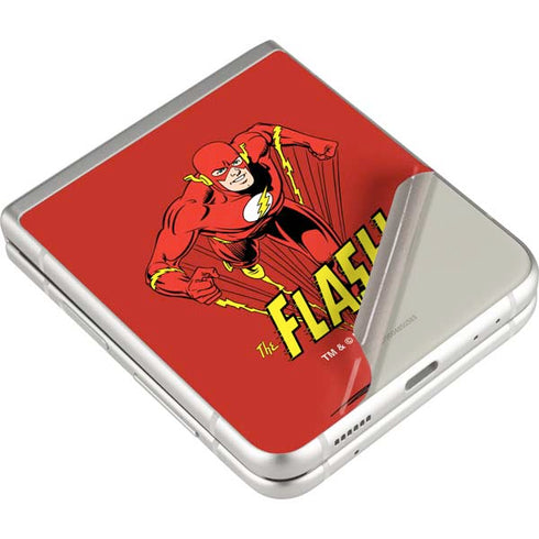 DC Comics The Flash Classic Action Pose Art Galaxy Z Flip3 5G Skin
