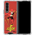DC Comics The Flash Classic Action Pose Art Galaxy Z Fold4 5G Clear Case
