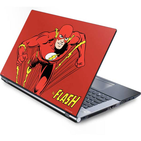 DC Comics The Flash Classic Action Pose Art Generic Laptop Skin