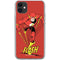 DC Comics The Flash Classic Action Pose Art iPhone 11 Clear Case
