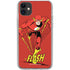 DC Comics The Flash Classic Action Pose Art iPhone 11 Clear Case