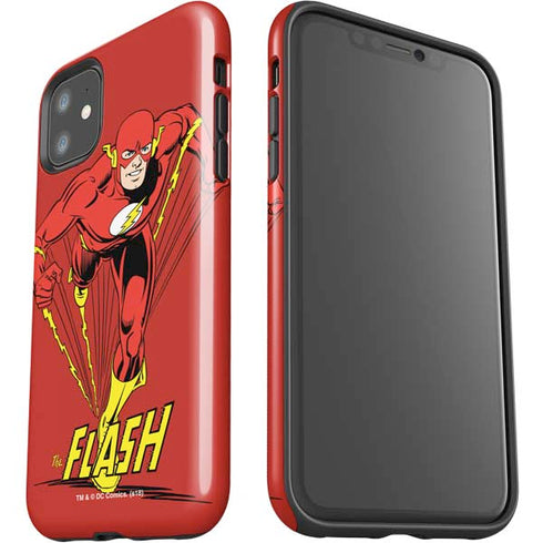 DC Comics The Flash Classic Action Pose Art iPhone 11 Impact Case
