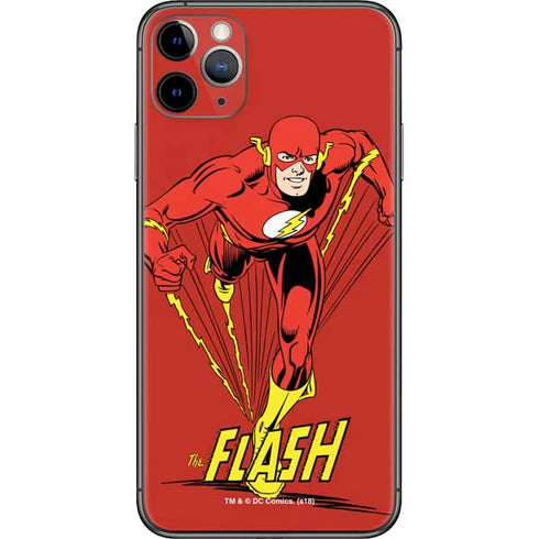 DC Comics The Flash Classic Action Pose Art iPhone 11 Pro Max Skin
