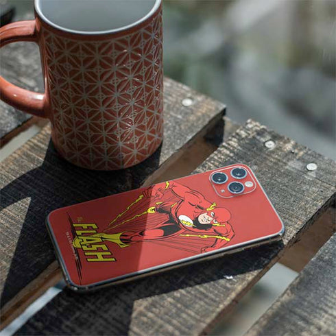 DC Comics The Flash Classic Action Pose Art iPhone 11 Pro Max Skin
