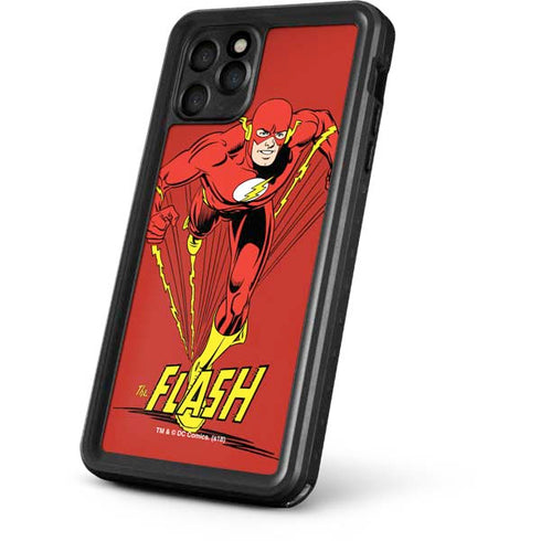DC Comics The Flash Classic Action Pose Art iPhone 11 Pro Max Waterproof Case