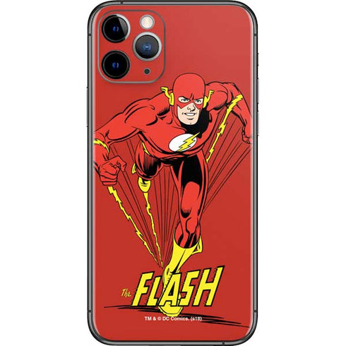 DC Comics The Flash Classic Action Pose Art iPhone 11 Pro Skin