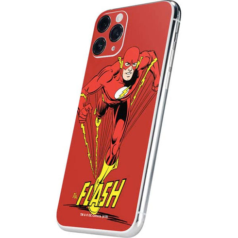 DC Comics The Flash Classic Action Pose Art iPhone 11 Pro Skin