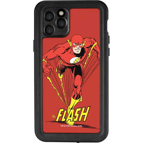 DC Comics The Flash Classic Action Pose Art iPhone 11 Pro Waterproof Case