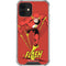 DC Comics The Flash Classic Action Pose Art iPhone 12 Clear Case
