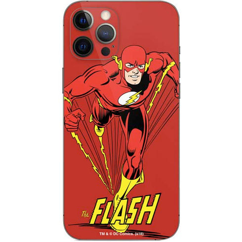 DC Comics The Flash Classic Action Pose Art iPhone 12 Pro Max Skin