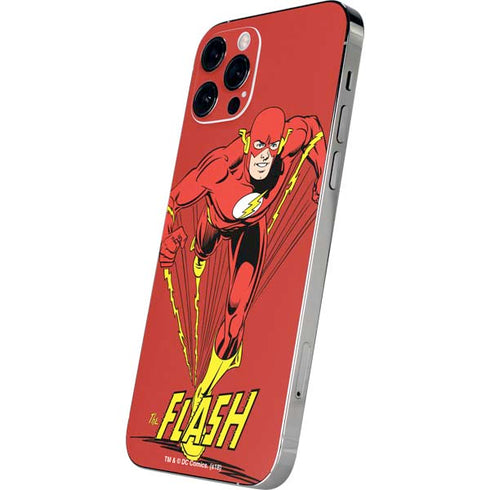 DC Comics The Flash Classic Action Pose Art iPhone 12 Pro Max Skin