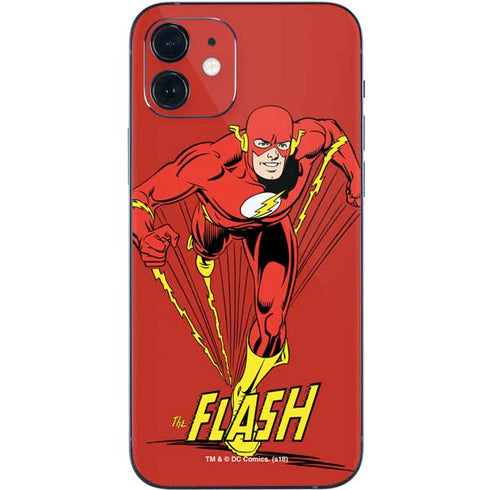 DC Comics The Flash Classic Action Pose Art iPhone 12 Skin