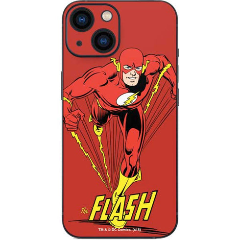 DC Comics The Flash Classic Action Pose Art iPhone 13 Mini Skin