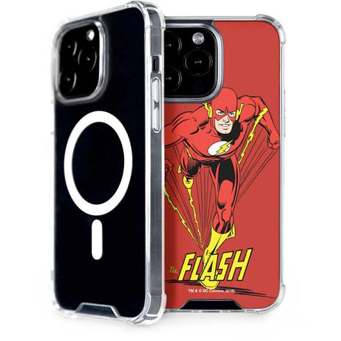 DC Comics The Flash Classic Action Pose Art iPhone 13 Pro Max MagSafe Case
