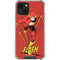 DC Comics The Flash Classic Action Pose Art iPhone 14 Clear Case