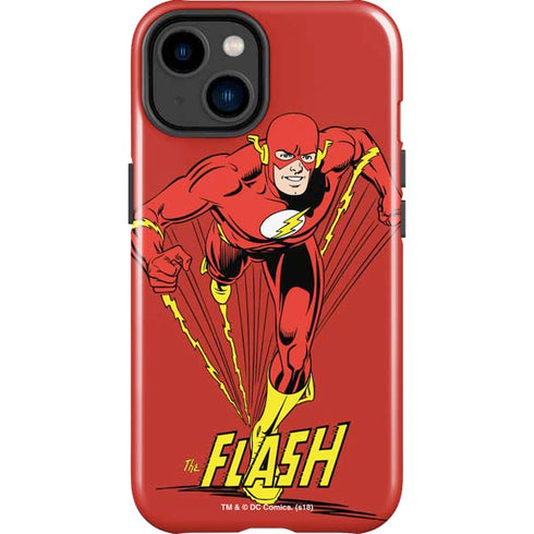DC Comics The Flash Classic Action Pose Art iPhone 15 Plus Impact Case