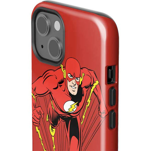 DC Comics The Flash Classic Action Pose Art iPhone 14 Plus Impact Case