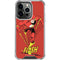 DC Comics The Flash Classic Action Pose Art iPhone 15 Pro Clear Case
