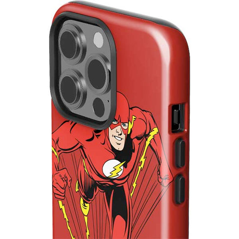 DC Comics The Flash Classic Action Pose Art iPhone 15 Pro Impact Case