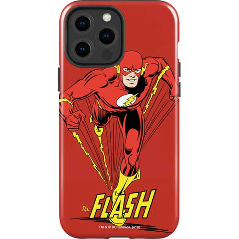 DC Comics The Flash Classic Action Pose Art iPhone 15 Pro Max Impact Case