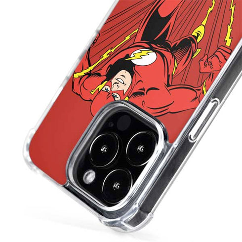 DC Comics The Flash Classic Action Pose Art iPhone 15 Pro Max MagSafe Case