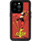 DC Comics The Flash Classic Action Pose Art iPhone 14 Pro Waterproof Case