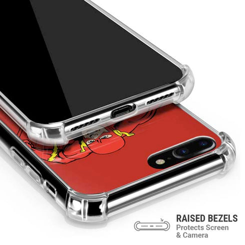 DC Comics The Flash Classic Action Pose Art iPhone 7/8 Plus Clear Case