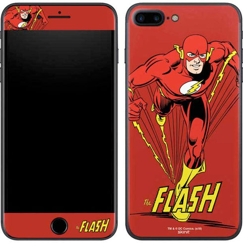 DC Comics The Flash Classic Action Pose Art iPhone 8 Plus Skin