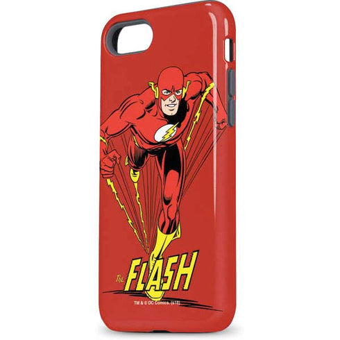 DC Comics The Flash Classic Action Pose Art iPhone 8 Pro Case
