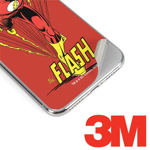 DC Comics The Flash Classic Action Pose Art iPhone XS Max Skin