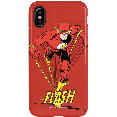 DC Comics The Flash Classic Action Pose Art iPhone XS Pro Case