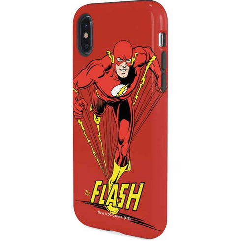 DC Comics The Flash Classic Action Pose Art iPhone XS Pro Case