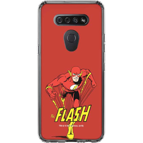 DC Comics The Flash Classic Action Pose Art LG K51/Q51 Clear Case