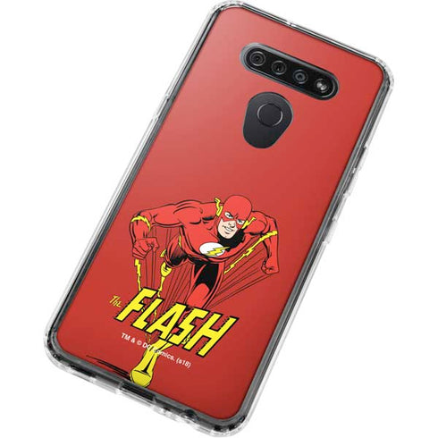 DC Comics The Flash Classic Action Pose Art LG K51/Q51 Clear Case