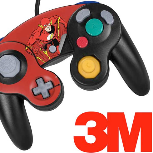 DC Comics The Flash Classic Action Pose Art Nintendo GameCube Controller Skin