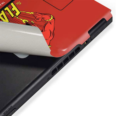 DC Comics The Flash Classic Action Pose Art Nintendo Switch Bundle Skin