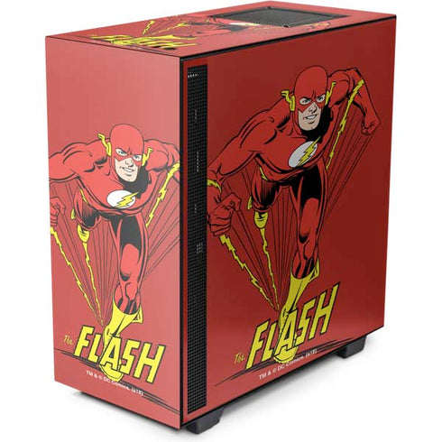 DC Comics The Flash Classic Action Pose Art NZXT H510 Compact ATX Mid-Tower Case Skin