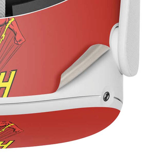 DC Comics The Flash Classic Action Pose Art Oculus Quest 2 Skin