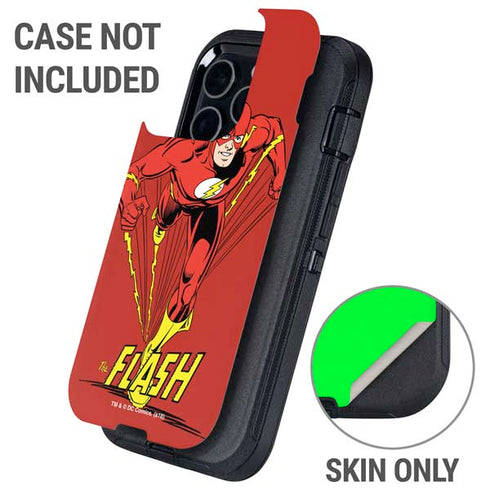 DC Comics The Flash Classic Action Pose Art Otterbox Defender iPhone Skin